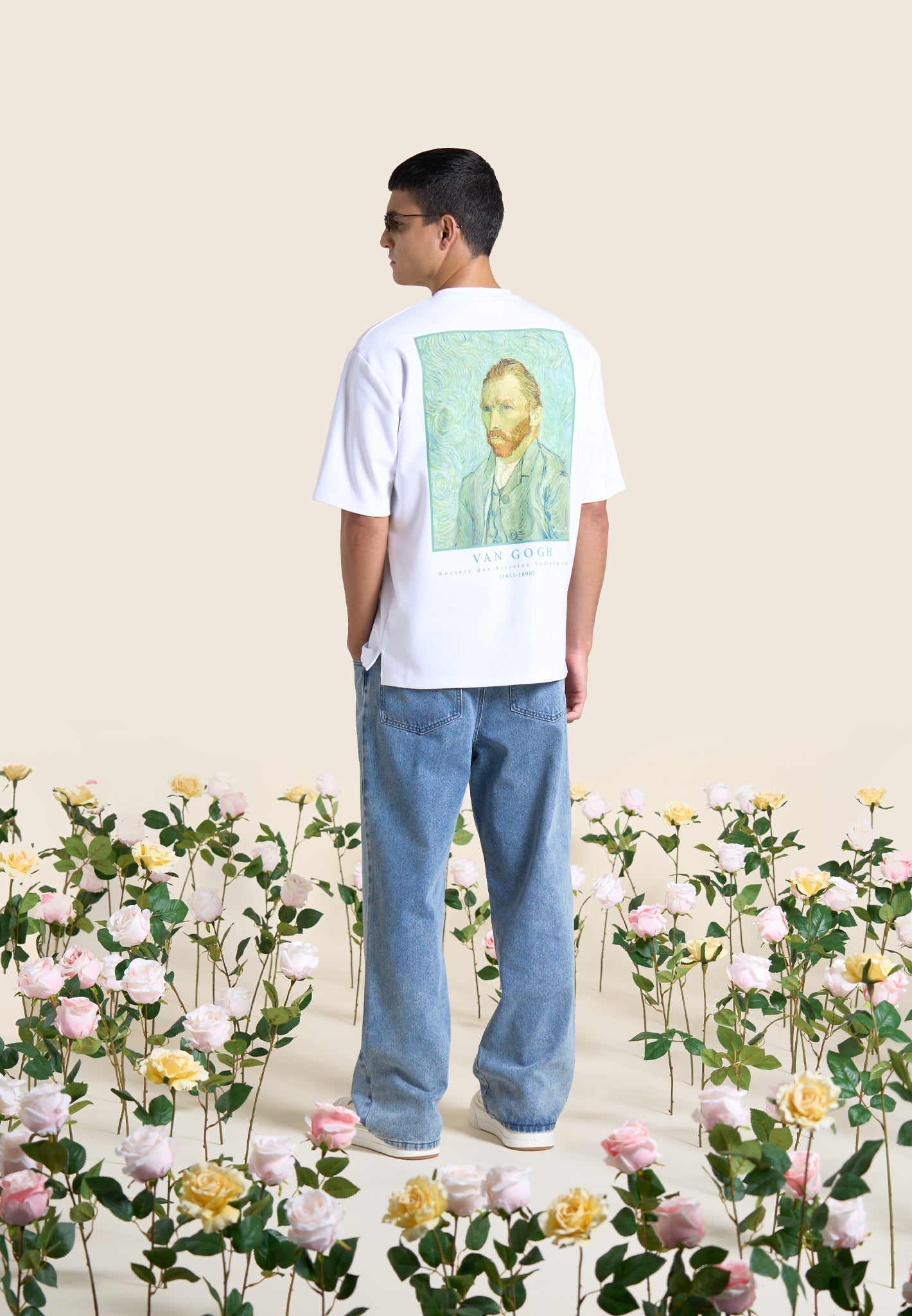 Van Gogh Self Portrait T-Shirt - White
