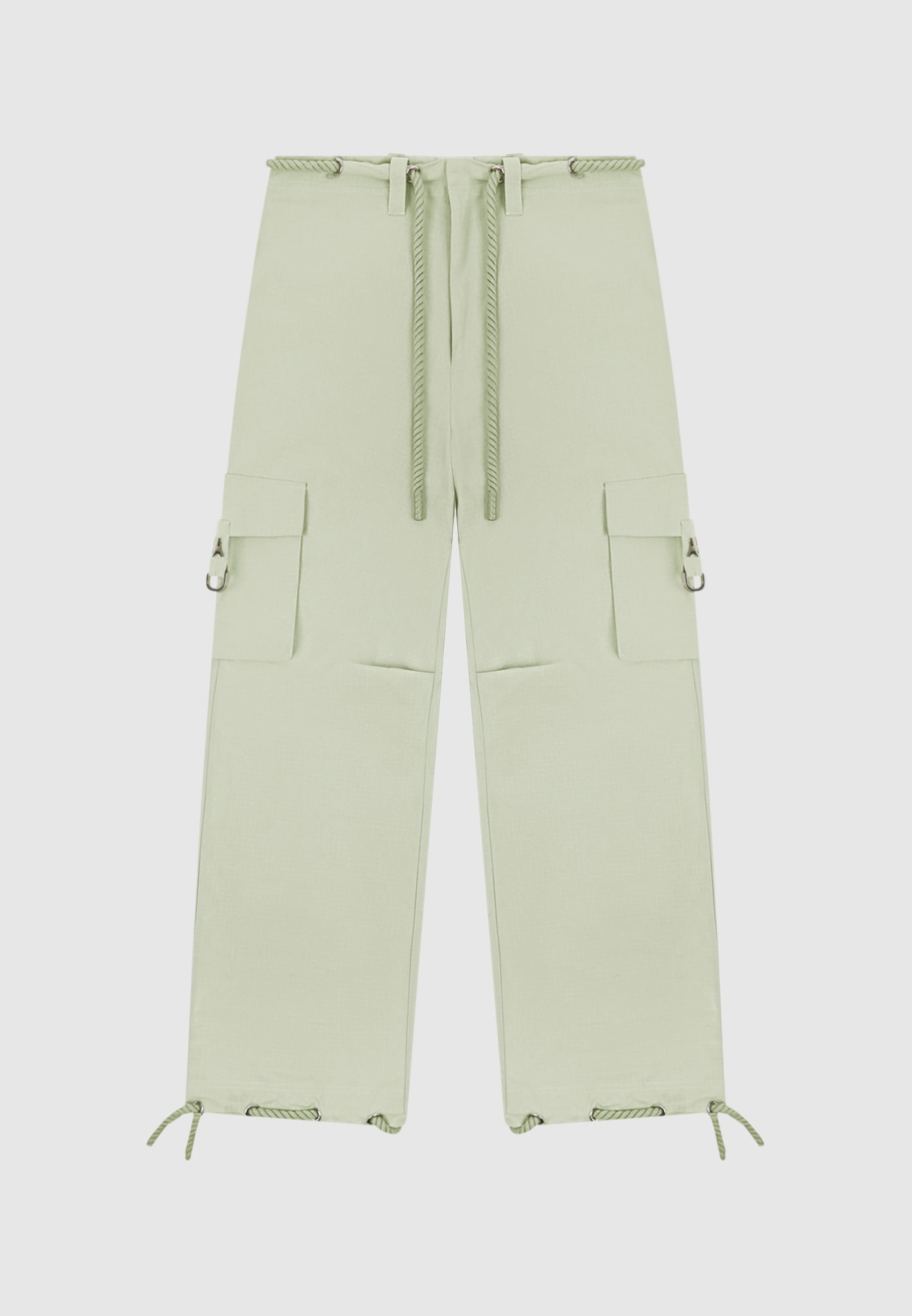 Ripstop Parachute Cargo Pants - Sage