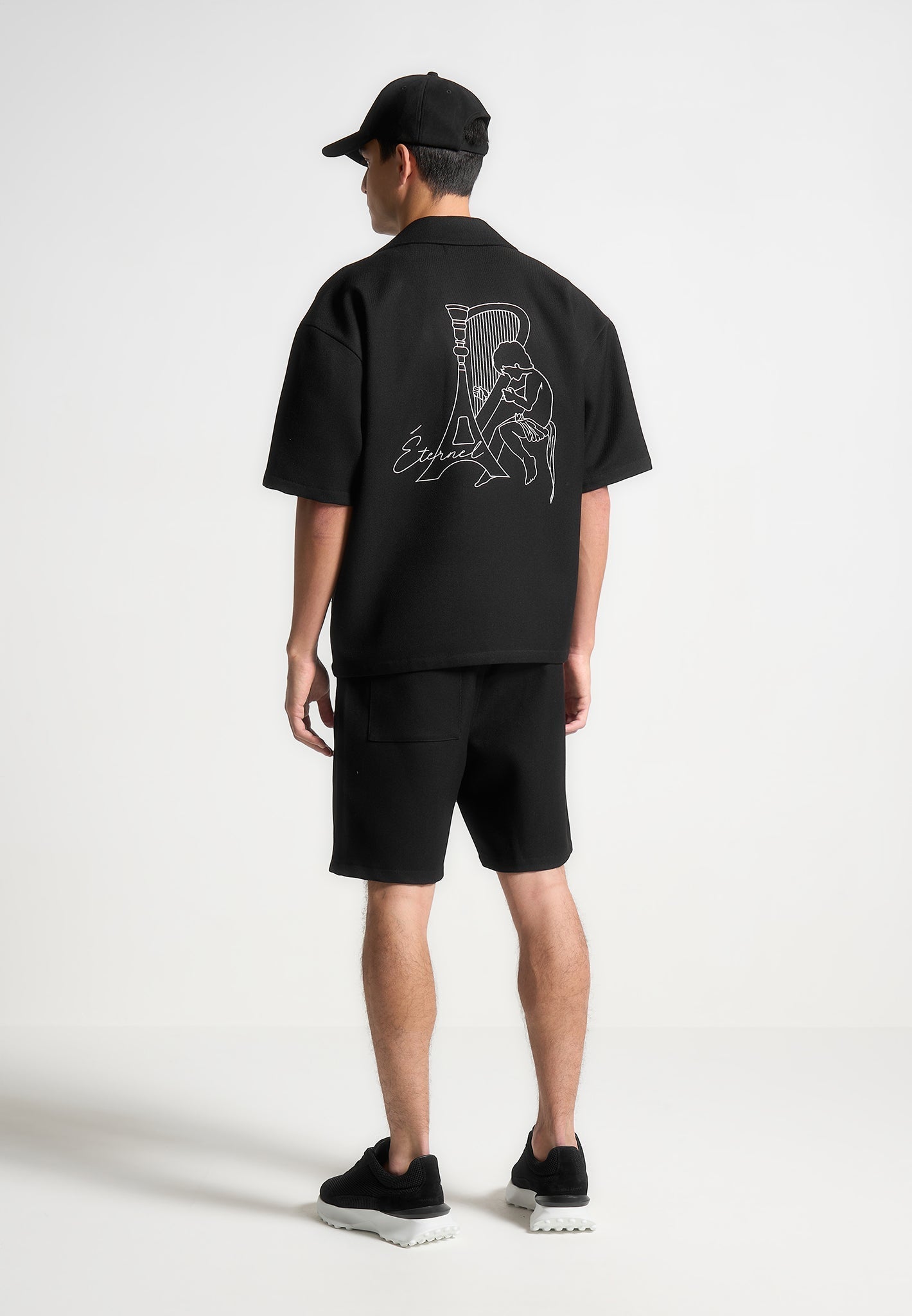 Eiffel Twill Shirt - Black