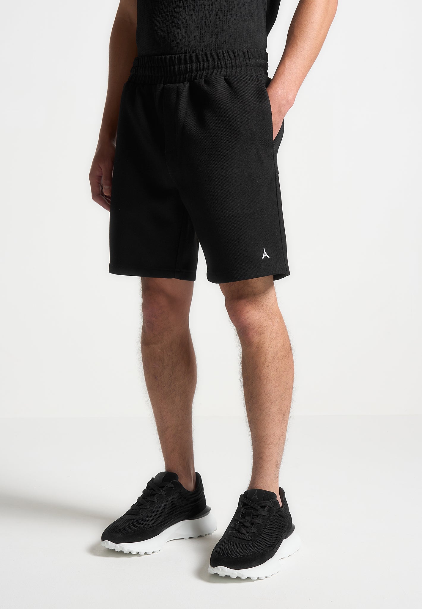 Eiffel Twill Shorts - Black