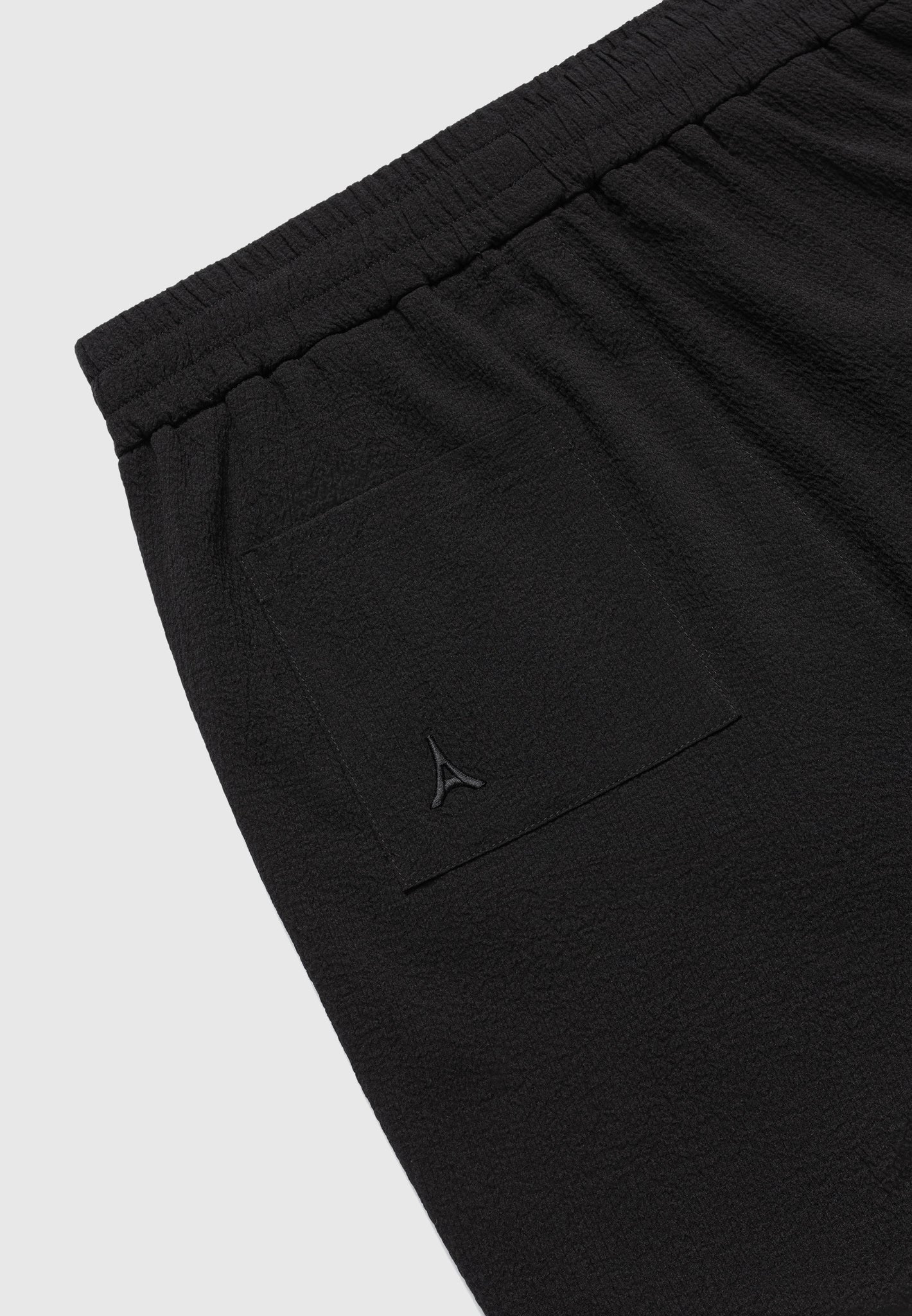 Seersucker Shorts - Black