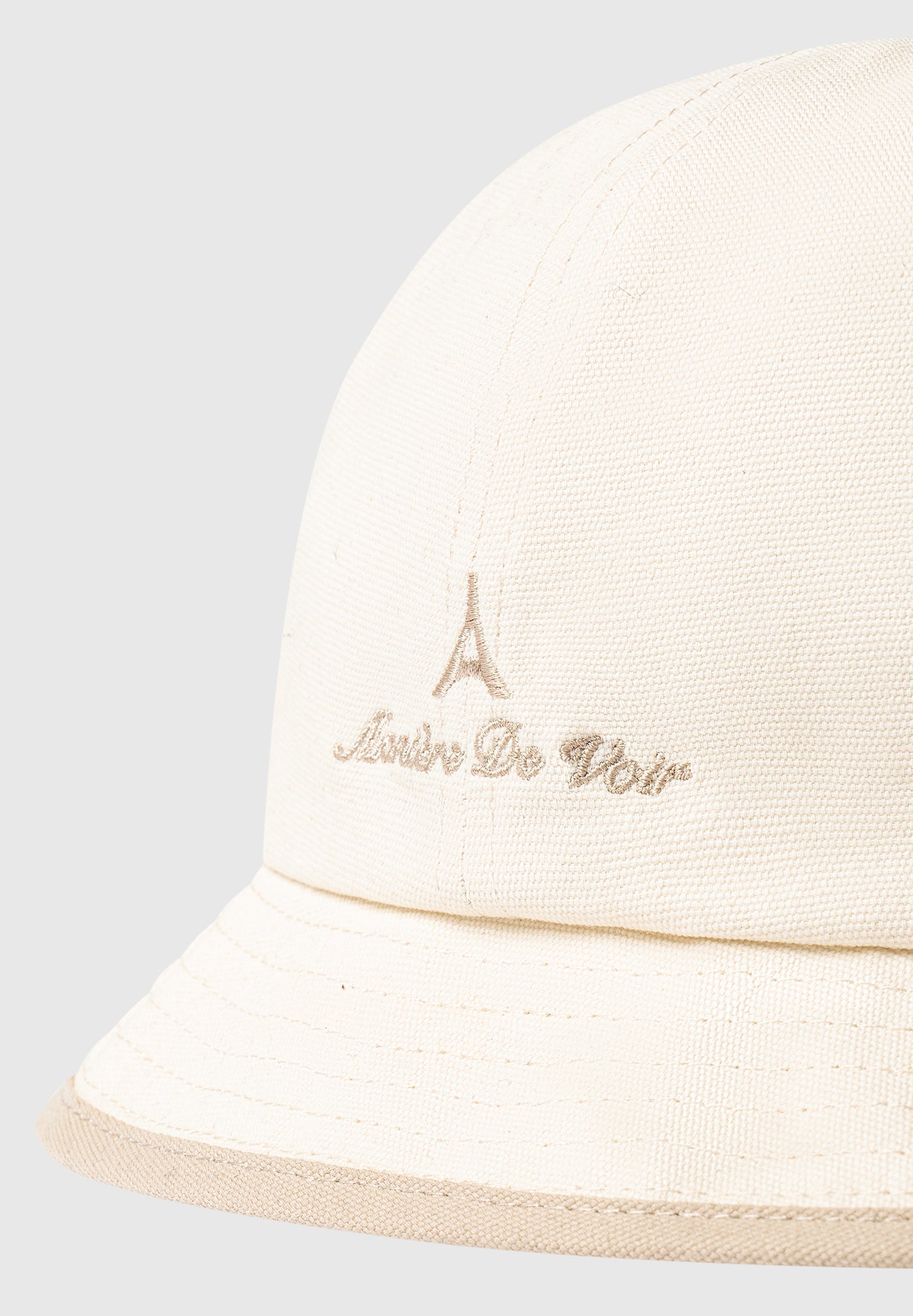 Signature Bucket Hat - Cream